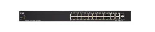 Cisco SG250-26 | Schalter | 24x 1000Mb/s, 2x 1Gb/s Combo, verwaltet Standard sieci LANGigabit Ethernet 10/100/1000 Mb/s