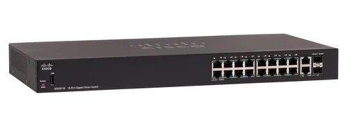 Cisco SG250-18 | Switch | 16x 1000Mb/s, 2x 1Gb/s Combo, Zarządzalny Ilość portów LAN16x [10/100/1000M (RJ45)]
