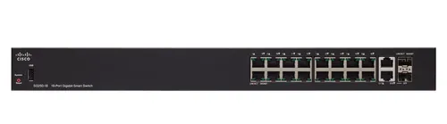 Cisco SG250-18 | Schalter | 16x 1000Mb/s, 2x 1Gb/s Combo, verwaltet Ilość portów LAN2x [1G Combo (RJ45/SFP)]
