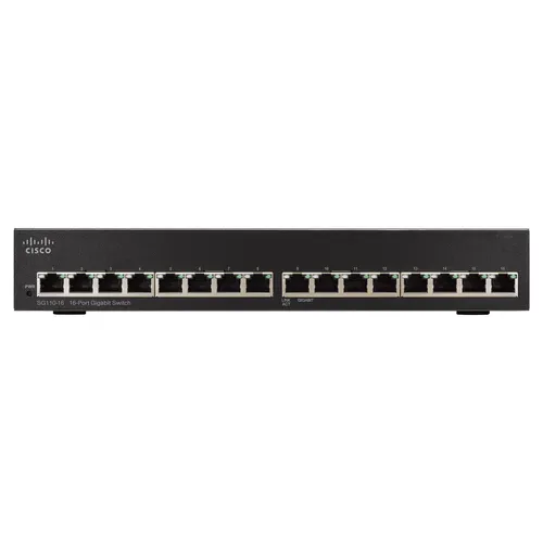 Cisco SG110-16 | Switch | 16x 1000Mb/s, Obudowa Rack Ilość portów WANNie dotyczy