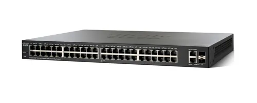 Cisco SG220-50P | Switch PoE | 48x 1000Mb/s, 2x SFP/RJ45 Combo, 48x PoE, 375W, Řízený, Kryt Rack Ilość portów LAN48x [10/100/1000M (RJ45)]
