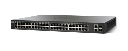 Cisco SG220-50P | PoE Switch | 48x 1000Mb/s, 2x SFP/RJ45 Combo, 48x PoE, 375W,gerenciado, montagem em Rack Ilość portów LAN48x [10/100/1000M (RJ45)]
