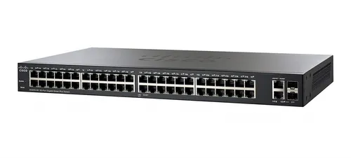 Cisco SG220-50 | Switch | 48x 1000Mb/s, 2x SFP/RJ45 Combo, administrado, montado en rack Ilość portów LAN48x [10/100/1000M (RJ45)]
