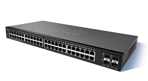 Cisco SG220-50 | Switch | 48x 1000Mb/s, 2x SFP/RJ45 Combo, Zarządzany, Obudowa Rack Ilość portów LAN2x [1G Combo (RJ45/SFP)]
