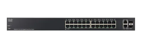 Cisco SG220-26 | Коммутатор | 24x 1000Mb/s, 2x SFP/RJ45 Combo, управляемый, установка в стойку Ilość portów LAN2x [1G Combo (RJ45/SFP)]
