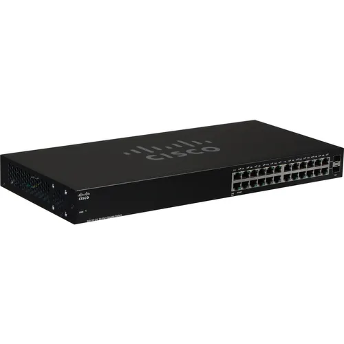 Cisco SG110-24 | Switch | 24x 1000Mb/s, Kryt Rack Ilość portów LAN2x [1G (SFP)]
