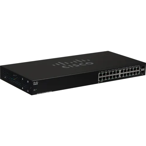 Cisco SG110-24 | Switch | 24x 1000Mb/s, Raf tipi Ilość portów LAN2x [1G (SFP)]
