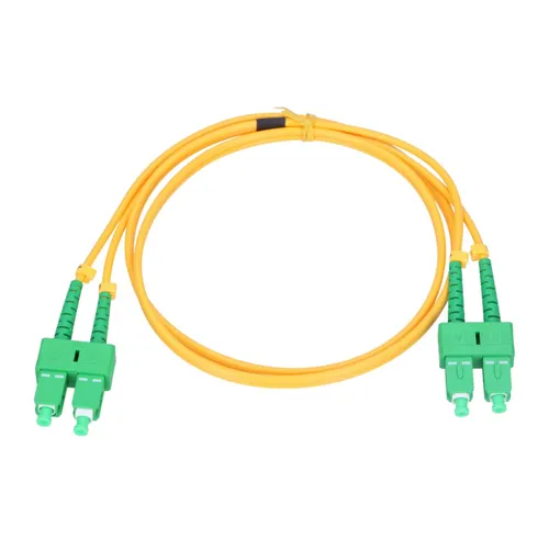 Extralink SC/APC-SC/APC | Patchcord | Jednomodový, Duplex, 9/125, 2mm, 2m Długość kabla2