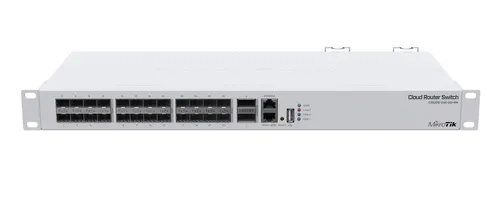 MikroTik CRS326-24S+2Q+RM | Коммутатор | 24x SFP+, 2x QSFP, 1x RJ45 100Mb/s Ilość portów LAN2x [40G (QSFP)]