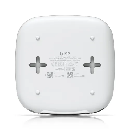 Ubiquiti UF-WIFI | ONT | UFiber, WiFi 300Mb/s, 1x GPON, 4x RJ45 1000Mb/s Standardy sieci bezprzewodowejIEEE 802.11n
