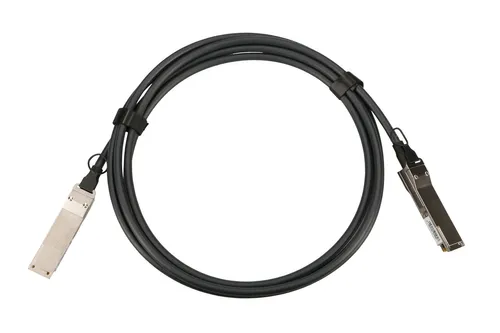 Extralink QSFP+ DAC | Kabel QSFP+ | DAC, 40Gbps, 3m, 30AWG Moduł SFP - prędkość portu40 Gbps