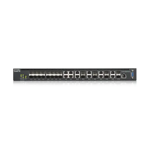 Zyxel XS3800-28 | Switch | 4x RJ45 10Gb/s, 8x RJ45/SFP 10Gb/s Combo, 16x SFP+, Řízený Ilość portów LAN16x [10G (SFP+)]
