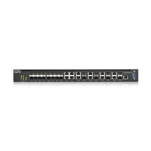 Zyxel XS3800-28 | Switch | 4x RJ45 10Gb/s, 8x RJ45/SFP 10Gb/s Combo, 16x SFP+, Řízený Ilość portów LAN16x [10G (SFP+)]
