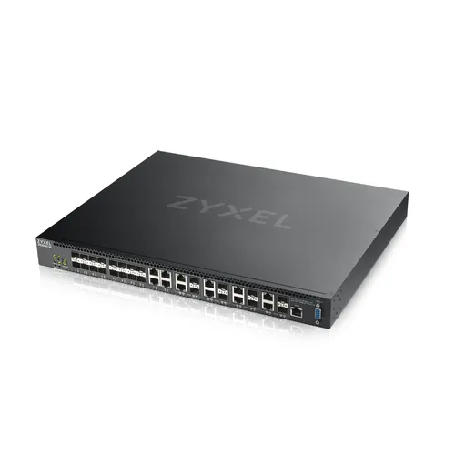 Zyxel XS3800-28 | Switch | 4x RJ45 10Gb/s, 8x RJ45/SFP 10Gb/s Combo, 16x SFP+, zarządzalny Standard sieci LAN10 Gigabit Ethernet