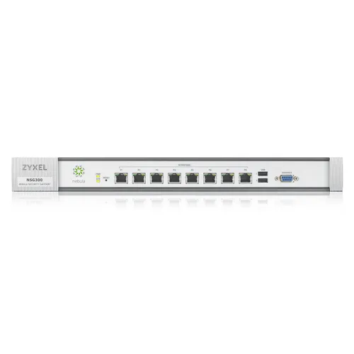 Zyxel NSG300 | Cloud-Gateway | Nebula Cloud, 6x RJ45 1000Mb/s, 2x RJ45 1000Mb/s WAN, verwaltet Ilość portów WAN2x 10/100/1000BaseTX (RJ45)