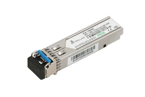 Extralink SFP 1.25G | SFP Module | 1,25Gbps, LC/UPC, 1310nm, 2km, single mode, DOM Dystans transmisji1-3km