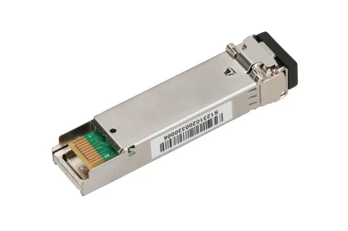 Extralink SFP 1.25G | SFP Módulo | 1,25Gbps, LC/UPC, 1310nm, 2km, single mode, DOM Moduł SFP - prędkość portu1,25 Gbps