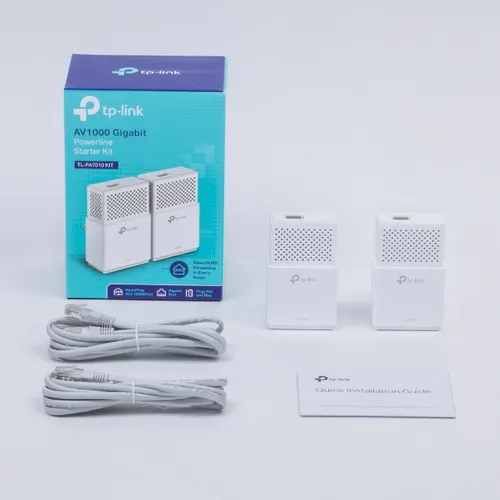 TP-Link TL-PA7010 KIT | Sada gigabitových síťových vysílačů| Powerline, RJ45 1000Mb/s Częstotliwość wejściowa AC50