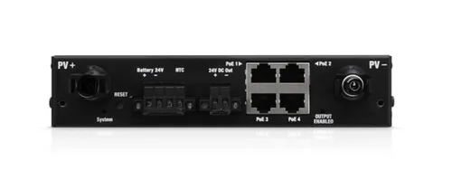 Ubiquiti SM-SW-40 | Switch | Sunmax SolarSwitch, 4x RJ45 100Mb/s PoE Ilość portów PoE4x [Passive PoE 24V (100M)]
