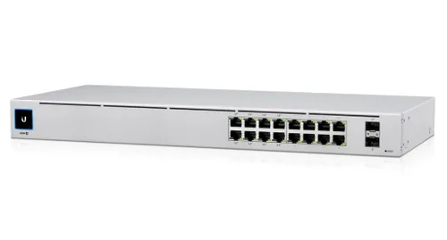 UBIQUITI USW-16-POE UNIFI SWITCH GEN2 16x GIGABIT POE+ PORTS, 2x SFP PORTS Ilość portów LAN16x [10/100/1000M (RJ45)]
