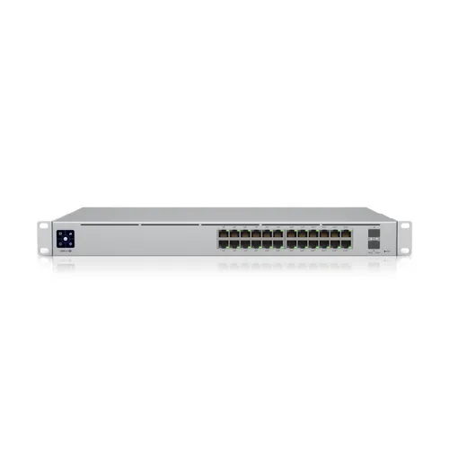 Ubiquiti USW-PRO-24-POE | Switch | 16x RJ45 1000Mb/s PoE+, 8x RJ45 1000Mb/s PoE++, 2x SFP+ Ilość portów LAN24x [10/100/1000M (RJ45)]
