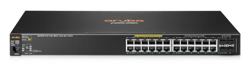 Aruba 2530 24G PoE+ | Switch | 24x RJ45 1000Mb/s, PoE+, 4x SFP Ilość portów LAN24x [10/100/1000M (RJ45)]
