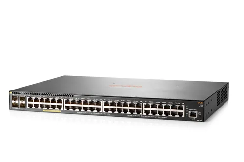 Aruba 2540 48G PoE+ 4SFP+ | Switch |  48x RJ45 1000 Mb/s PoE+, 4x SFP+ Ilość portów PoE48x [802.3af/at (1G)]
