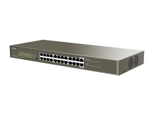 Tenda TEG1124P-24-250W | Switch PoE | 24x RJ45 1000Mb/s, 225W Ilość portów PoE24x [802.3af/at (100M)]
