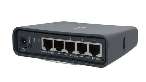 MikroTik hAP ac lite tower | WiFi Router | RB952Ui-5ac2nD-TC, UK version, Dual Band, 5x RJ45 100Mb/s 4