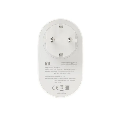 Xiaomi Mi Smart Plug WiFi | Spina a muro | WiFi, telecomando, 3680 W, ZNCZ05CM Maksymalne natężenie prądu15