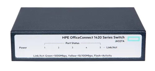 HPE OFFICE CONNECT 1420 5G SWITCH Ilość portów LAN5x [10/100/1000M (RJ45)]

