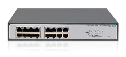HPE OFFICE CONNECT 1420 16G SWITCH Ilość portów LAN16x [10/100/1000M (RJ45)]
