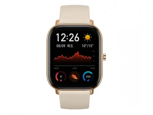 Amazfit GTS | Reloj inteligente | Dorado, GPS, Pulsómetro Typ łącznościBluetooth
