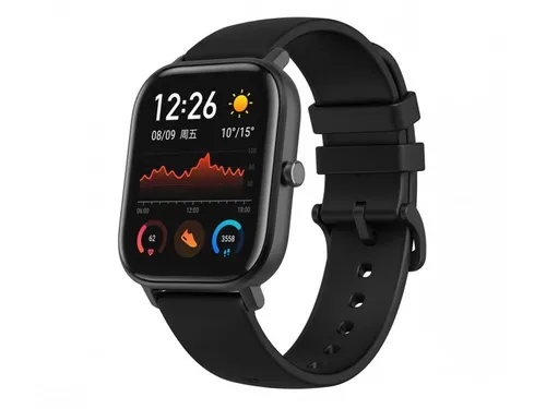 Amazfit GTS | Smartband | Preto, GPS, monitor de freqüencia cardíaca Czas pracy na bateriiOd 11 do 30 dni