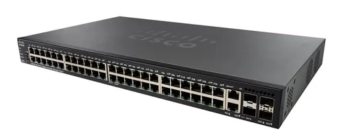 Cisco SG550X-48MP-K9-EU | PoE Switch | Stackable, 46x RJ45 1000Mb/s PoE, 4x SFP+, 740W Ilość portów LAN2x [10G Combo (RJ45/SFP+)]
