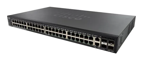 Cisco SG550X-48MP-K9-EU | Switch PoE | Apilable, 46x RJ45 1000Mb/s PoE, 4x SFP+, 740W Ilość portów LAN2x [10G Combo (RJ45/SFP+)]
