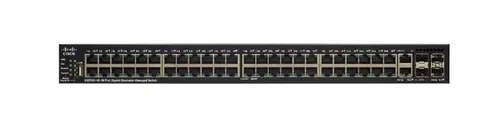 Cisco SG550X-48MP | Switch PoE | 46x 1000Mb/s PoE, 2x 10G Combo(RJ45/SFP+), 2x SFP+, 740W, Empilhado Ilość portów LAN2x [10G (SFP+)]
