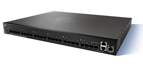 Cisco SG550XG-24F | Switch | 22x SFP+, 2x 10G Combo(RJ45/SFP+), apilable Ilość portów LAN22x [10G (SFP+)]
