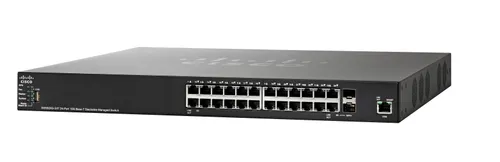 Cisco SG550XG-24T | Коммутатор | 22x 10G RJ45, 2x 10G Combo(RJ45/SFP+), Стекируемый Ilość portów LAN22x [1/10G (RJ45)]
