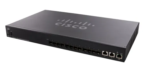Cisco SX550X-12F | Switch | 10x 10G SFP+, 2x 10G Combo(RJ45/SFP+), apilable Ilość portów LAN10x [10G (SFP+)]
