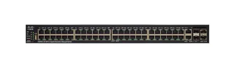 Cisco SG550X-48P | Коммутатор | 48x Gigabit RJ45 PoE, 2x 10G Combo(RJ45/SFP+), 2x SFP+, 382W PoE, Стекируемый Ilość portów LAN2x [10G Combo (RJ45/SFP+)]
