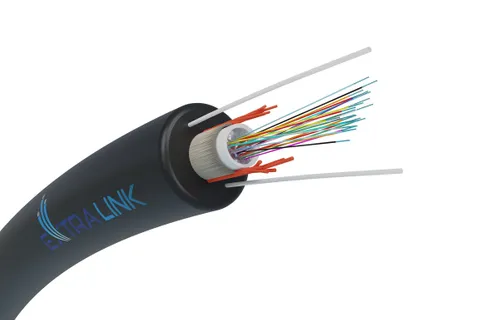 Fiber optik kablo, Unitube 24F Aerial | tekli mod, G.652D, 1,2kN, 5,8mm | Extralink Kabel do montażuNapowietrznego