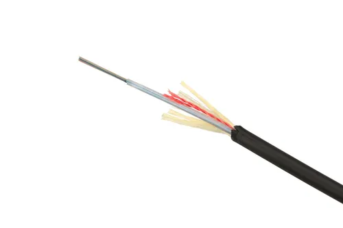 Kabel światłowodowy napowietrzny Unitube 12F | jednomodowy, G.652D, 1,2kN, 5,3mm | Extralink Kabel do montażuNa zewnątrz budynków