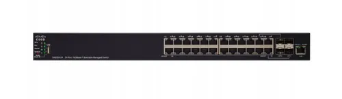Cisco SX550X-24 | Switch | 20x 10G RJ45, 4x 10G Combo(RJ45/SFP+), apilable Ilość portów LAN4x [10G Combo (RJ45/SFP+)]
