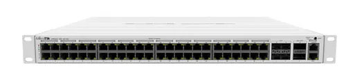 MikroTik CRS354-48P-4S+2Q+RM | Switch | 48x RJ45 1000Mb/s, 4x SFP+, 2x QSFP Ilość portów LAN48x [10/100/1000M (RJ45)]
