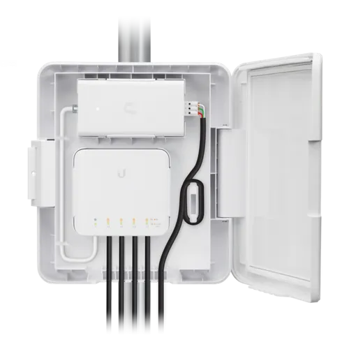 UBIQUITI USW-FLEX-UTILITY USW-FLEX SWITCH ADAPTER KIT FOR STREET LIGHT POLE APPLICATIONS Odpowiedni dlaWewnętrz i na wolnym powietrzu