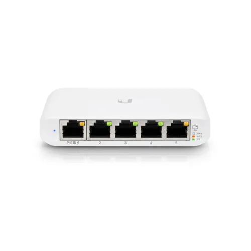 Ubiquiti USW-Flex-Mini | Switch | UniFi, 5x RJ45 1000Mb/s, 1x PoE In Ilość portów LAN5x [10/100/1000M (RJ45)]
