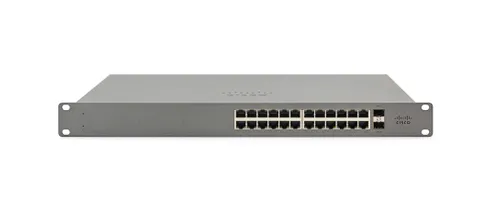 Cisco Meraki Go GS110-24-HW-EU | Switch | 24x 1000Mb/s 2x SFP Uplink, Obudowa Rack Ilość portów LAN24x [10/100/1000M (RJ45)]
