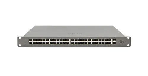 Cisco Meraki Go GS110-48-HW-EU | Switch | 48x 1000Mb/s 2x SFP Uplink, Pouzdro Rack Ilość portów LAN48x [10/100/1000M (RJ45)]
