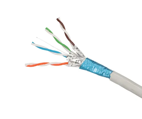 Extralink CAT6A FTP (F/FTP) V2 Wewnętrzny | Kabel sieciowy skrętka | 500M LSZH Izolacja kablaF/FTP (FFTP)